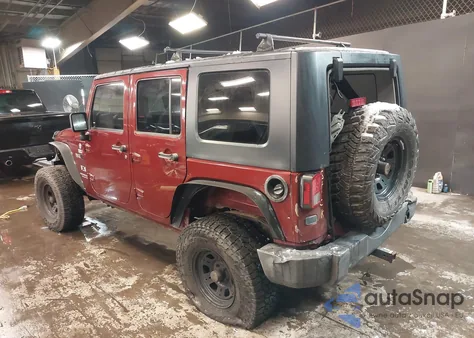 2008 Jeep Wrangler Unlimited X z USA, uszkodzony, nr VIN 1J4GA39108L580055